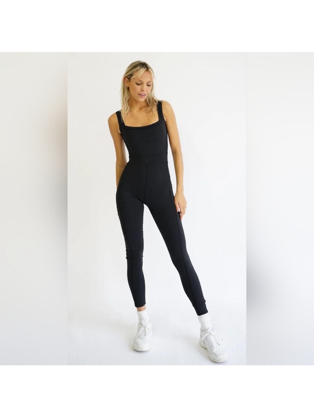 Yllw Black one piece Workout Jumpsuit size small S